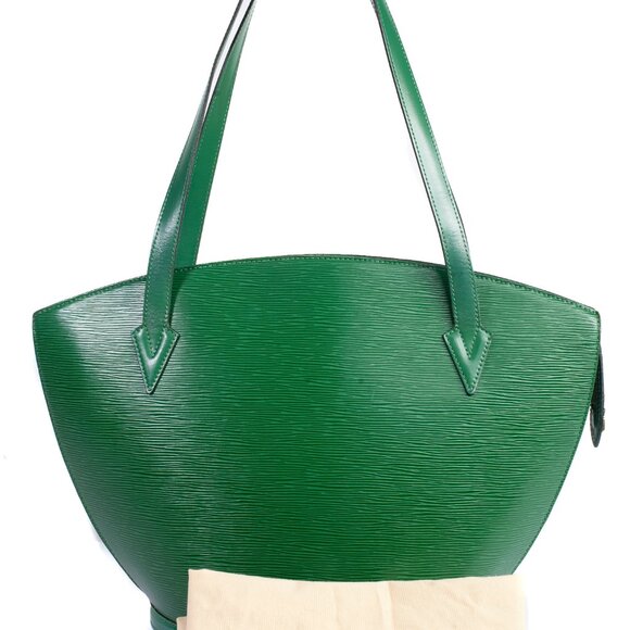 Authentic Louis Vuitton Green Epi Leather Saint Jacques GM - Picture 1 of 13